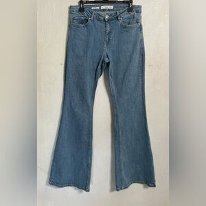 MNG Flare Light Blue Jean For Womens